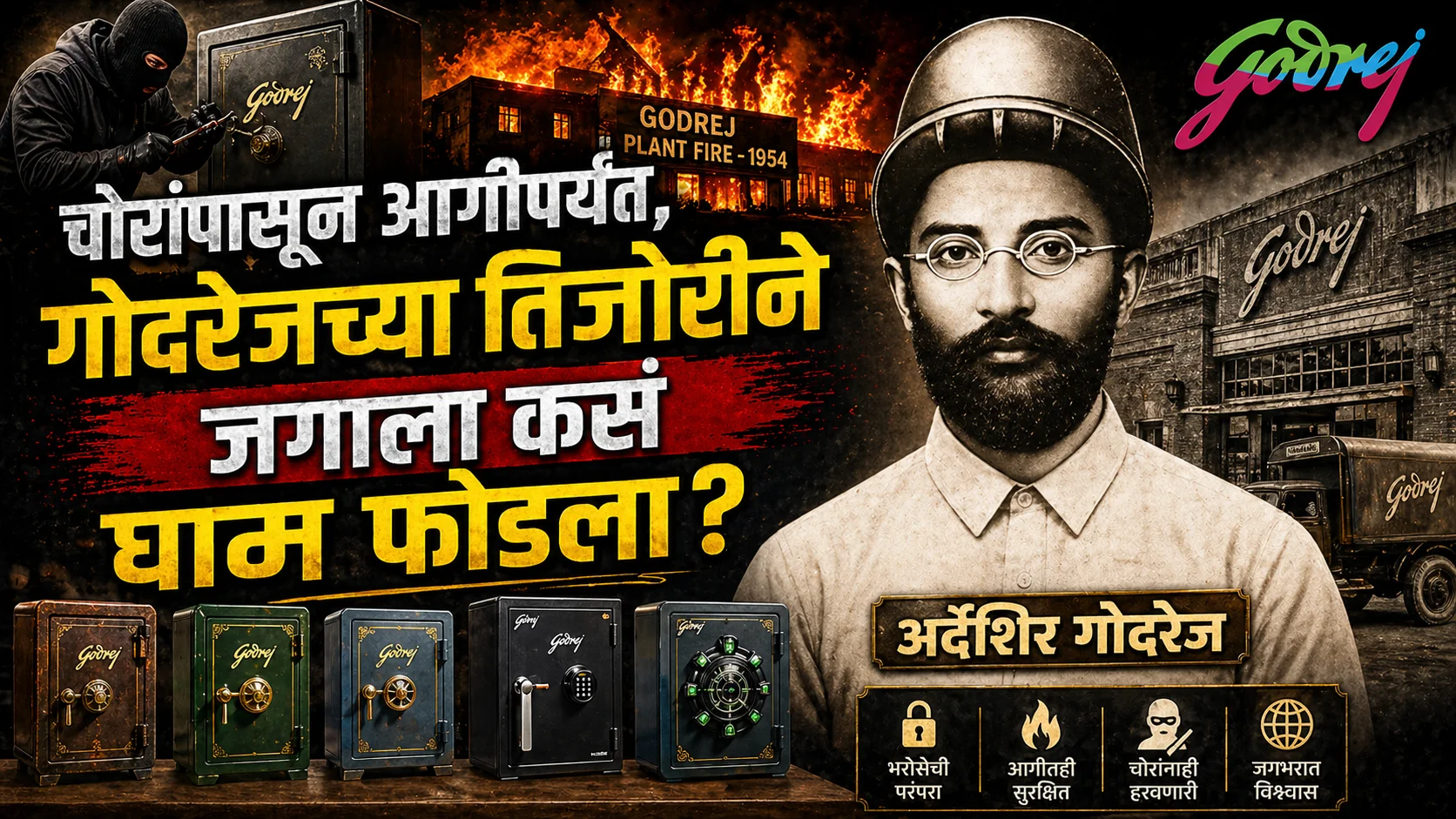 भारतीयांची घरं आणि दारं सुरक्षित ठेवण्याच काम यांच्या कुलूपांनी केलं – अर्देशीर गोदरेज