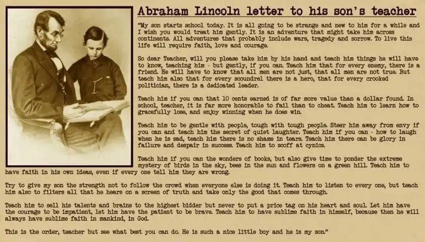 a-letter-from-abraham-lincoln-to-his-sons-headmaster