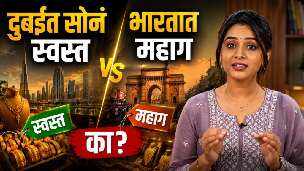 Dubai Gold: भारतापेक्षा दुबईमध्ये सोने स्वस्त का मिळते?